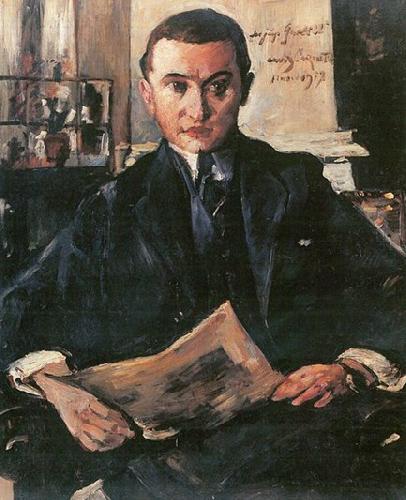 Lovis Corinth Portrait Wolfgang Gurlitt